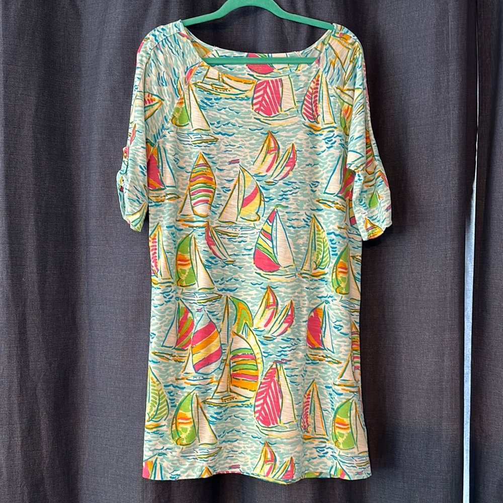 Lilly Pulitzer Sophie T-Shirt Dress - You Gotta Regatta